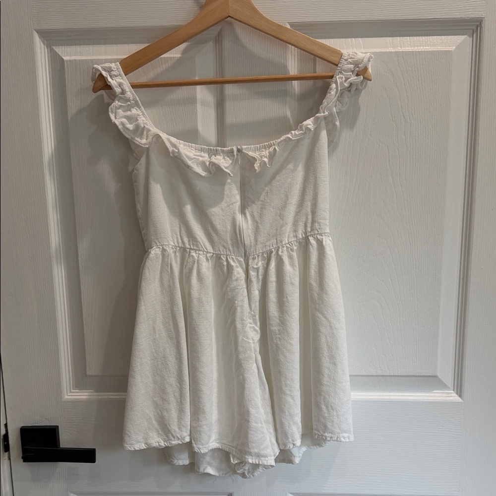 Princess Polly White Off-Shoulder Romper - Picture 4 of 5